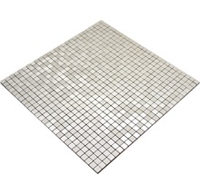 Mozaic aluminiu autoadeziv Quadrat Alu SAM 4AL5S argintiu mat periat 29x29 cm-thumb-4