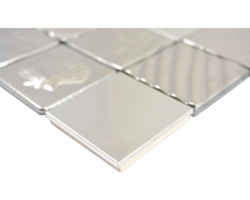 Placă mozaic cu decor de scoică