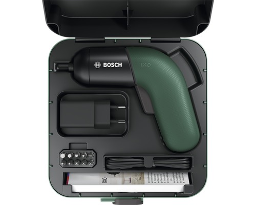Șurubelniță cu acumulator Bosch IXO cu accesorii în cutie