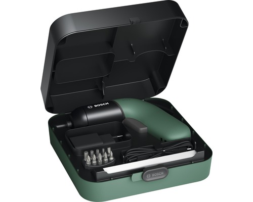 Șurubelniță cu acumulator cu accesorii în valiză