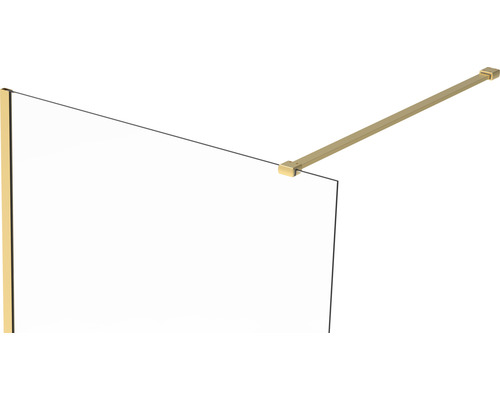 Paravan de duș cu bară de susținere pentru stabilizare