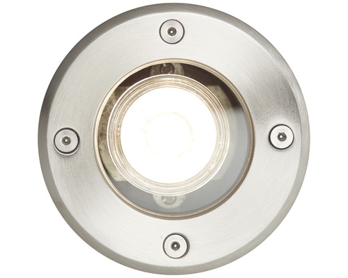 Spot încastrat rotund din metal cu patru șuruburi