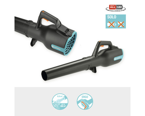 Suflantă de frunze cu acumulator Gardena, fără acumulator și încărcător