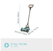 Mașină de tuns iarba pe bază de acumulator Gardena 22/18 V, acumulator și încărcător incluse-thumb-13