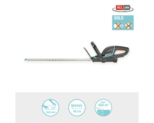 Foarfecă de gard viu cu acumulator Gardena fără acumulator și încărcător