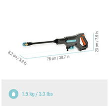 Aparat de spălat cu presiune fără acumulator Gardena AquaClean 18V 24 bari 250 l/h-thumb-11