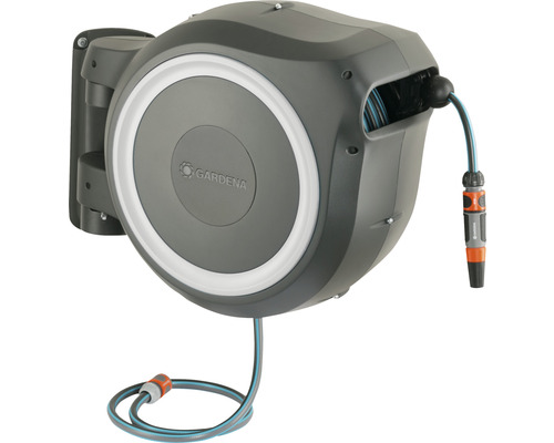 Cutie de furtun de perete Gardena cu furtun de grădină și racord