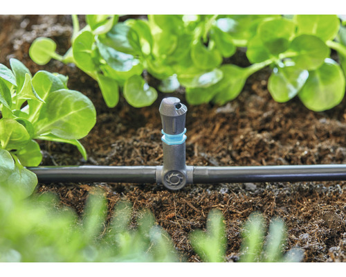 Sistem de irigare cu picurare pentru udarea plantelor în grădină