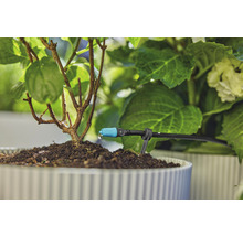 Picurător final Gardena 0-10l/h racord 3/16", plastic negru