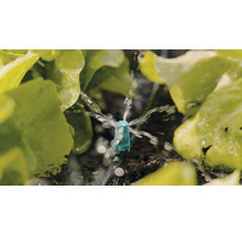Aspersor arii restrânse Micro Gardena racord 3/16", plastic negru