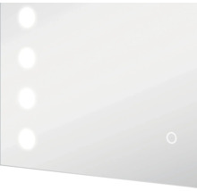 Dulap cu oglindă dreptunghiulară cu iluminare integrată