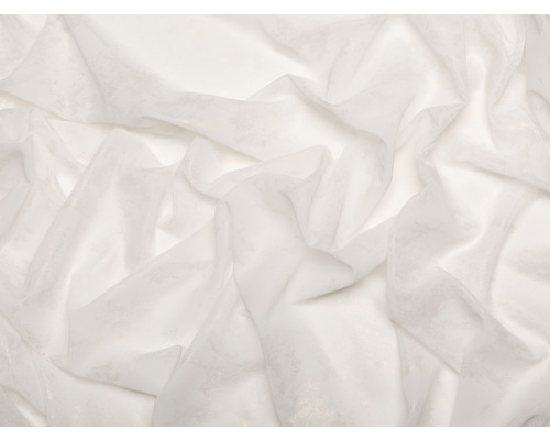 Prim-plan cu o țesătură decorativă albă