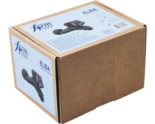 Cutie de ambalaj a unui robinet marca Form and Style, model Elba