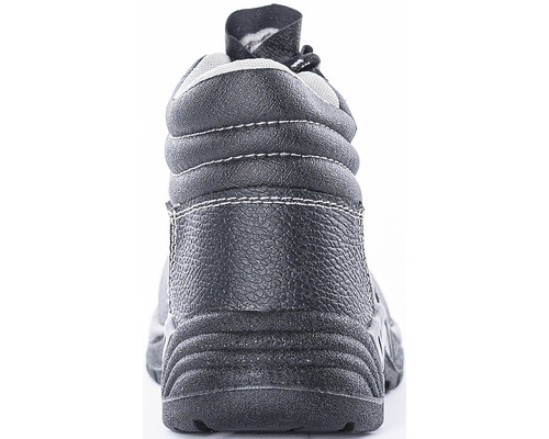 Vedere din spate a unui pantof de protecție negru