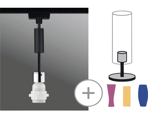Lumină suspendată pentru configurare individuală cu spot luminos pe șină