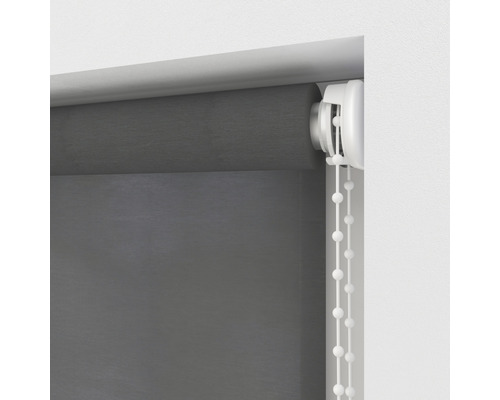 Rulou gri cu lanț pentru decorarea ferestrelor