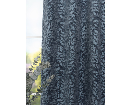 Cortină decorativă cu model de frunze pentru decorarea ferestrelor