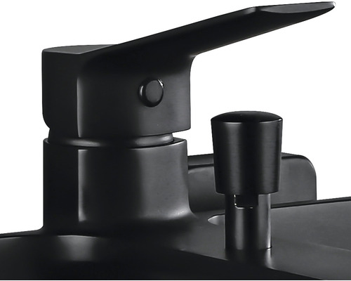 Imagine detaliată a unei baterii cu manetă și set de scurgere