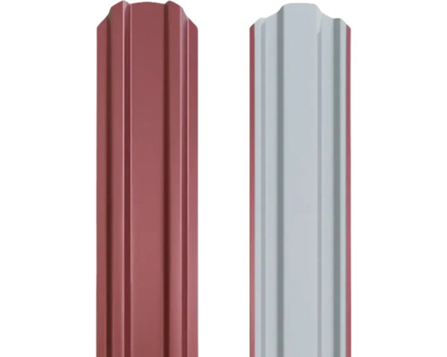 Două profile metalice pentru gard