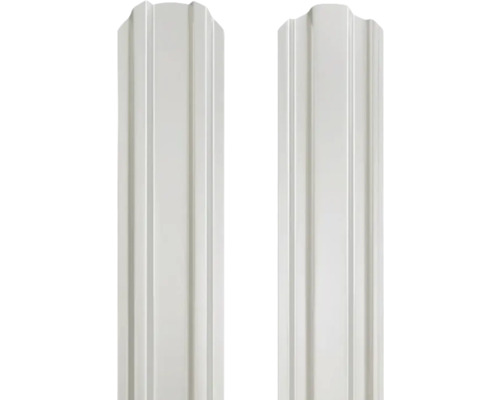 Două profile de gard din plastic