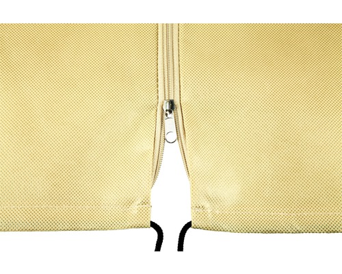 Imagine detaliată a unei huse de protecție cu fermoar