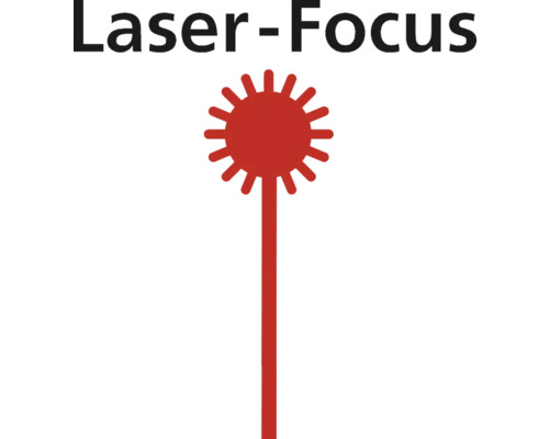 Simbol focalizare laser