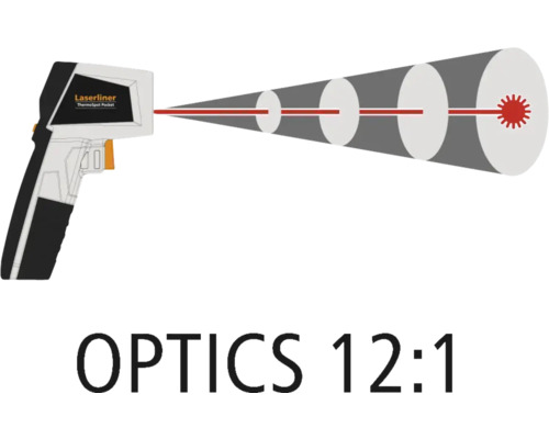 Termometru cu infraroșu Laserliner Thermospot Pocket, optică 12:1