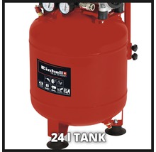 Compresor silențios Einhell TE-AC 24 cu rezervor de 24 litri