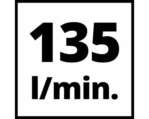 Simbol pentru 135 litri pe minut