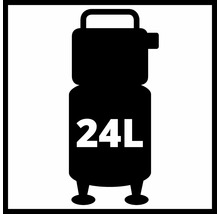 Simbol pentru un compresor de 24 litri