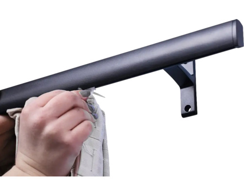 Bară de perdele cu fixare pentru perdele