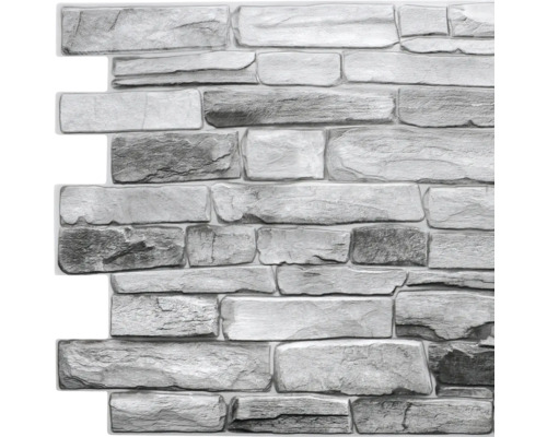 Placă decorativă cu aspect de piatră pentru placarea pereților