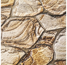 Panou decorativ PVC Sand Stone Brown 98x48 cm