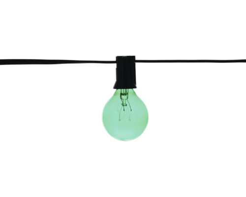 Șir luminos cu bec verde
