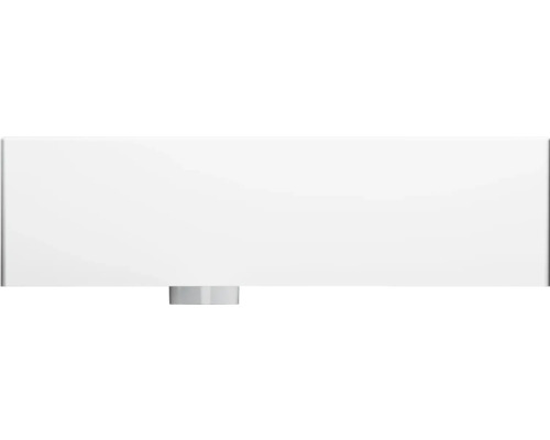 Vedere frontală a unui capac de toaletă