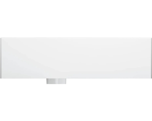 Chiuvetă albă cu scurgere