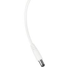 Cablu alb cu conector cilindric
