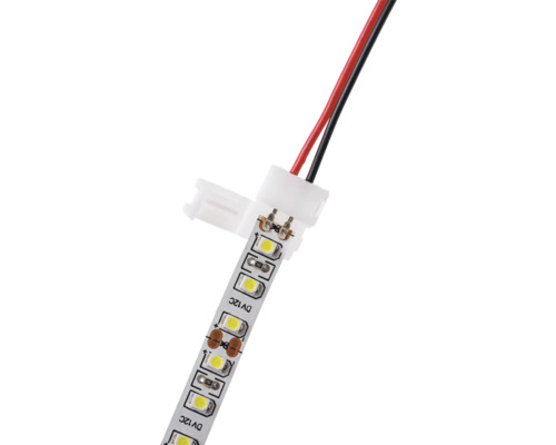 Bandă LED cu bornă de conectare și cabluri
