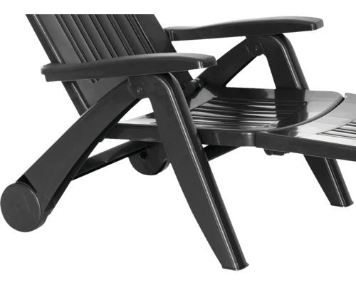 Șezlong plajă pliabil Bica Cancun plastic 71x56x192 cm | HORNBACH