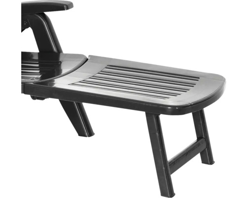Șezlong plajă pliabil Bica Cancun plastic 71x56x192 cm | HORNBACH