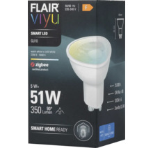 Bec LED inteligent FLAIR Viyu GU10 pentru utilizare cu sisteme Smart Home