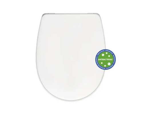 Capac WC cu închidere lentă form&style CORONADO duroplast alb 37,1x40,5-45,5 cm Capac de toaletă cu proprietate antibacteriană