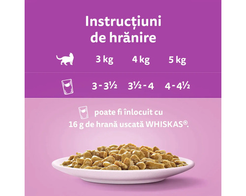 Instrucțiuni de hrănire pentru hrana pentru pisici