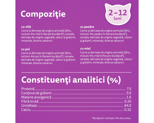 Hrană umedă pentru pisici Whiskas Junior Selecții clasice în sos de carne 12x85 g