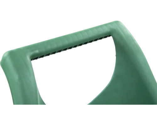 Mânerul unei genți de transport din plastic pentru unelte de grădină