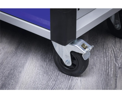 Rotiță pivotantă cu frână pentru cărucior de atelier