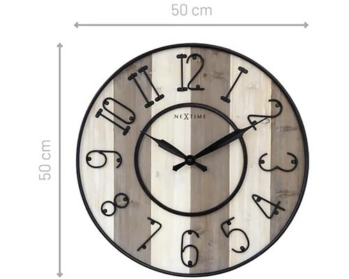 Ceas de perete cu diametrul de 50 centimetri