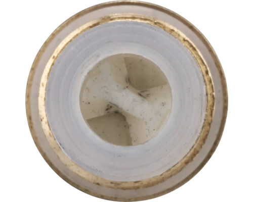 Vedere de sus a unei inserții de supapă