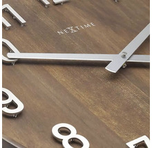 Ceas perete NeXtime Precious maro Ø 50 cm