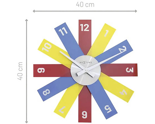 Ceas de perete Nextime, diametru 40 cm